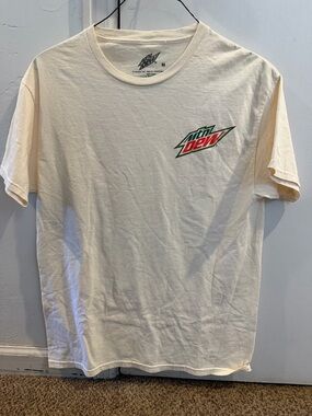 Mountain Dew Cream Logo T-Shirt